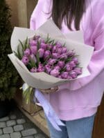 Тюльпан фіолетовий піоновидний - Зображення 3