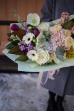 Букет в жовто зелених тонах M - Зображення 4