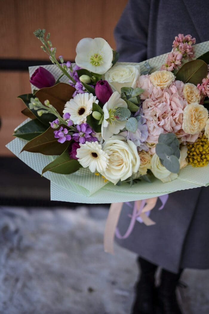 IMG_7860 Букет в жовто зелених тонах M - Зображення 4