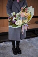 Букет в жовто зелених тонах M