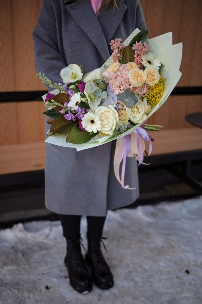 IMG_7876 Букет в жовто зелених тонах M - Зображення 1