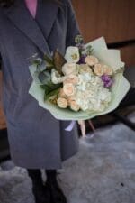 Букет в жовто зелених тонах S - Зображення 2