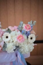 Коробка з квітами в рожевих тонах L - Зображення 3