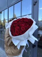 Монобукет з 51 троянди