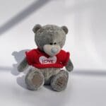 Сірий ведмедик “Love”