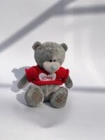 Сірий ведмедик “Love”