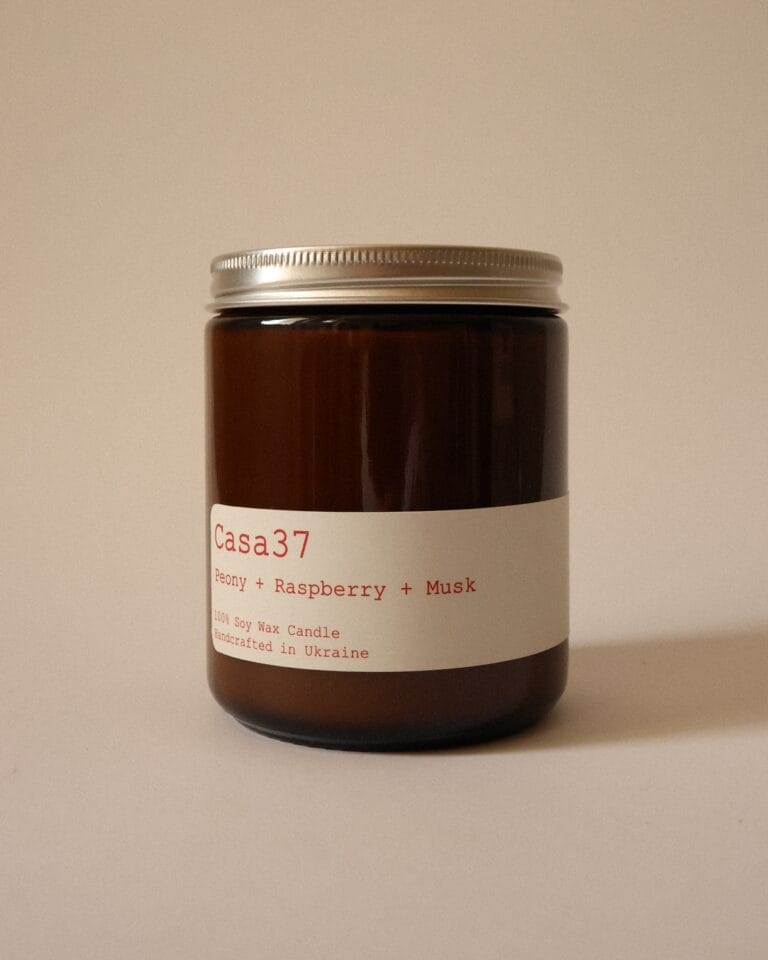 Свічка "Peony + Raspberry + Musk"