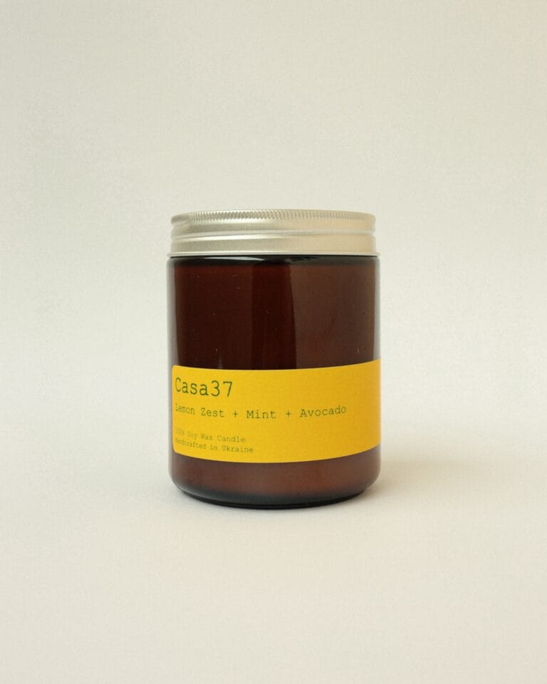 Свічка "Lemon Zest + Mint + Avocado"