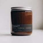 Свічки "Leather + Raspberry + Sandalwood"