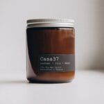 Свічка "Leather + Iris + Amber"