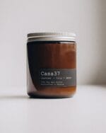 Свічка "Leather + Iris + Amber"