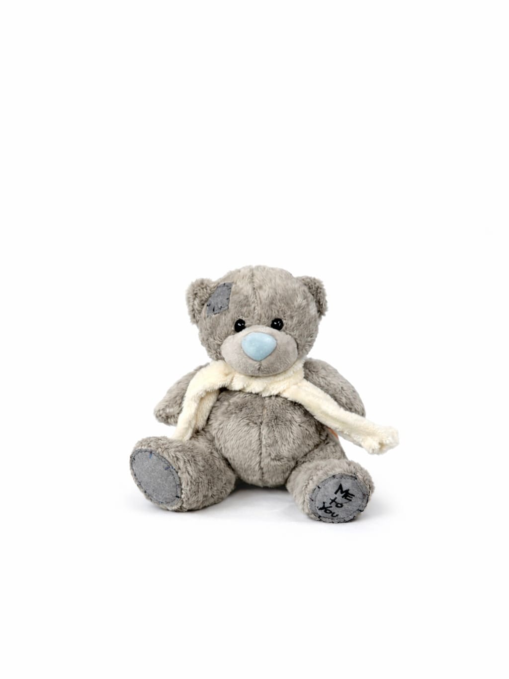 IMG_0589 Плюшевий ведмедик Тедді з молочним шарфом - Зображення 1