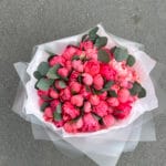 Монобукет з півоній